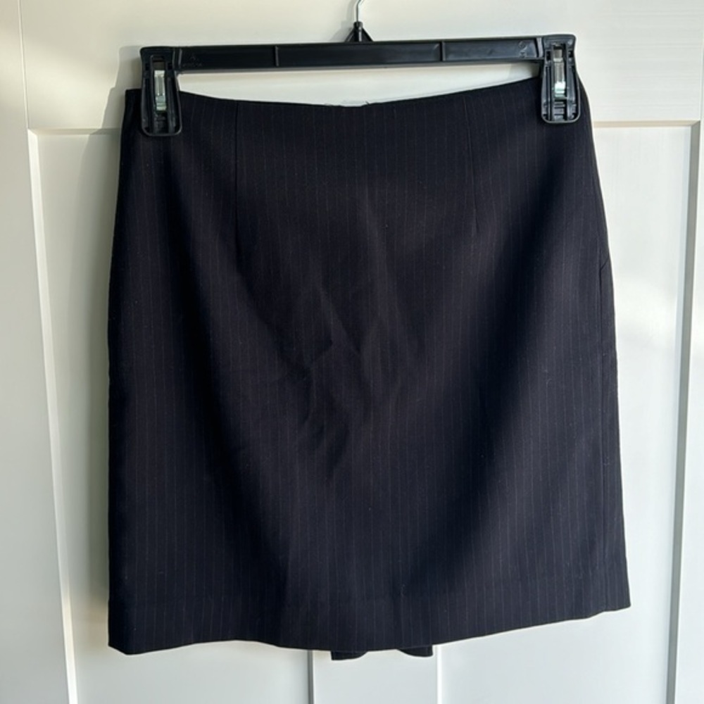 Banana Republic Navy Blue Pencil Skirt Work Pinstripe Professional Womens Size 2